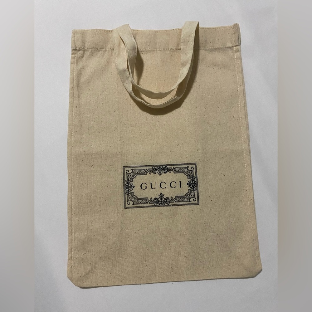 Gucci Linen Cloth- Shopping Tote - Picture 9 of 11